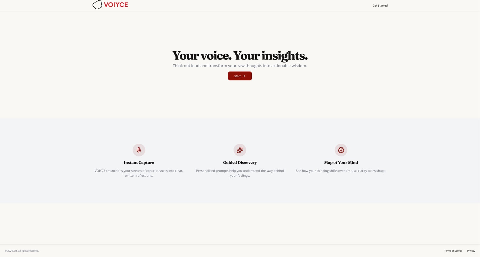 Screenshot of VOIYCE